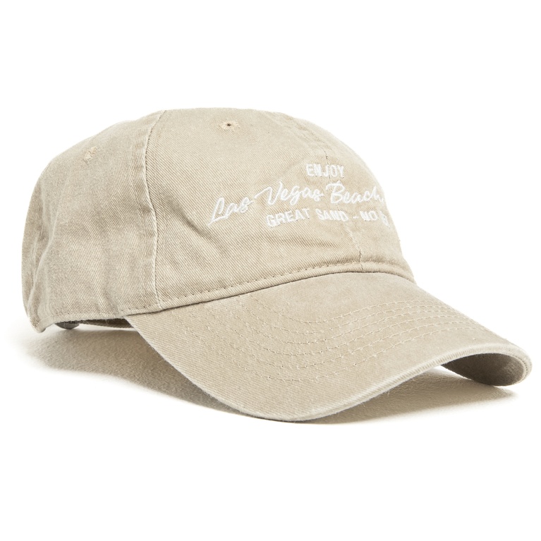 Cap "Dad Washed Embroidery" Beige